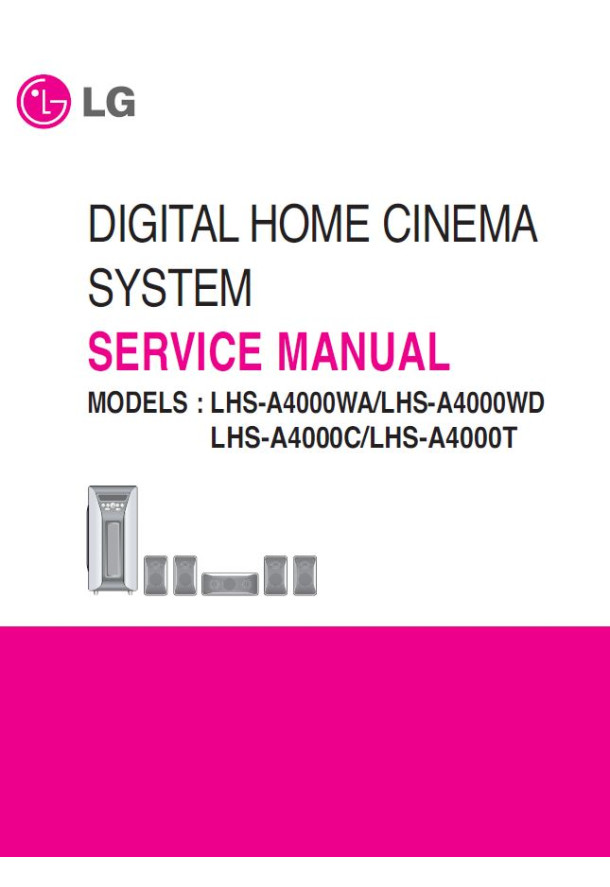 LHS-A4000WA, LHS-A4000WD, LHS-A4000C, LHS-A4000T_July-2005
